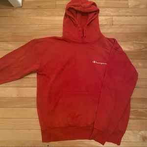 Red Champion Hoodie